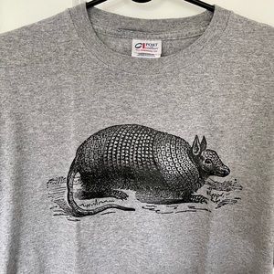 Gray graphic tshirt. By Port and Company